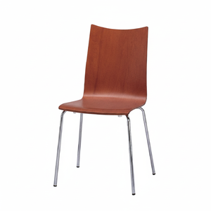 Silla de comedor de madera apilable de diseño moderno para uso en el hogar y la cocina para muebles para el hogar - Product Image 1