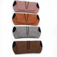 Boîte de rangement pour lentilles de lunettes de soleil de haute qualité verrouillant le sac d'affichage en polyuréthane
