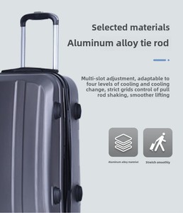 Valises de luxe à roulettes de 20 pouces en PC+ABS, 4 roulettes pivotantes, bagages à main pour les voyages quotidiens et les vacances - Vente en gros - Product Image 2