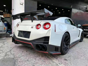 Nouvelle aileron arrière en fibre de carbone sèche style NISMO, angle réglable pour Nissan GT-R R35 2008-2016, fixation directe sur le couvercle du coffre arrière - Product Image 5