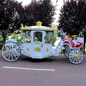Chariot Équestre Électrique Royal Européen en Promotion – Voiturette Touristique pour Extérieur et Visites Panoramiques - Product Image 1