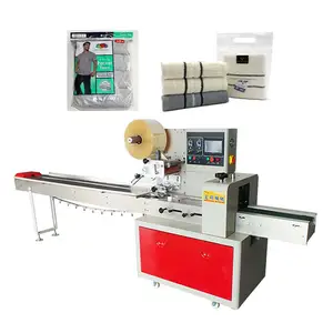 Automatic Horizontal T Shirts/ Bath Towel Packaging Machine In Factory Wholesale Price