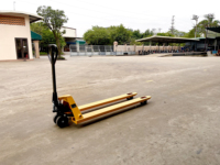 Transpalette manuel hydraulique en acier ICHIMENS U, capacité 2000 kg, dimensions 540x1800 mm, roues tandem en PU, garantie 3 ans