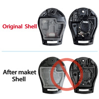 Original para Nissan Sylphy Cube Juke Rogue Micra Qashqai Altima Maxima Sentra Versa cubierta de la carcasa de la llave del coche remoto