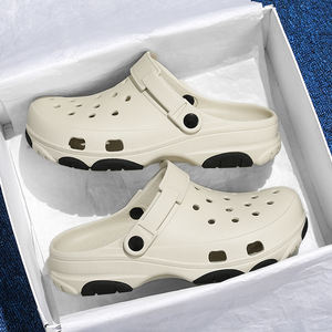 Zuecos de EVA Antideslizantes con Bloques de Color para Hombre, Sandalias Casuales Transpirables con Correa Ajustable - Product Image 4