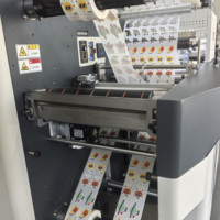 Machine de découpe numérique d'étiquettes autocollantes VOREY A8 12m/m, laminage et refendage rouleau à rouleau, avec PC intégré