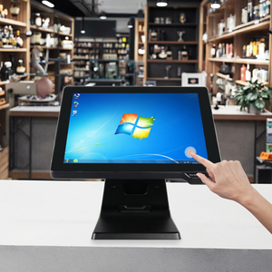 15.6 inch đơn/kép tất cả trong một máy tính để bàn thanh toán thiết bị đầu cuối thông minh tiền mặt đăng ký Máy Nhà Hàng màn hình cảm ứng POS thiết bị đầu cuối - Product Image 1