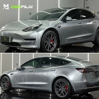 Film de protection de peinture automobile TPU Liquid Metal Mercury Silver PPF auto-réparateur anti-rayures brillant