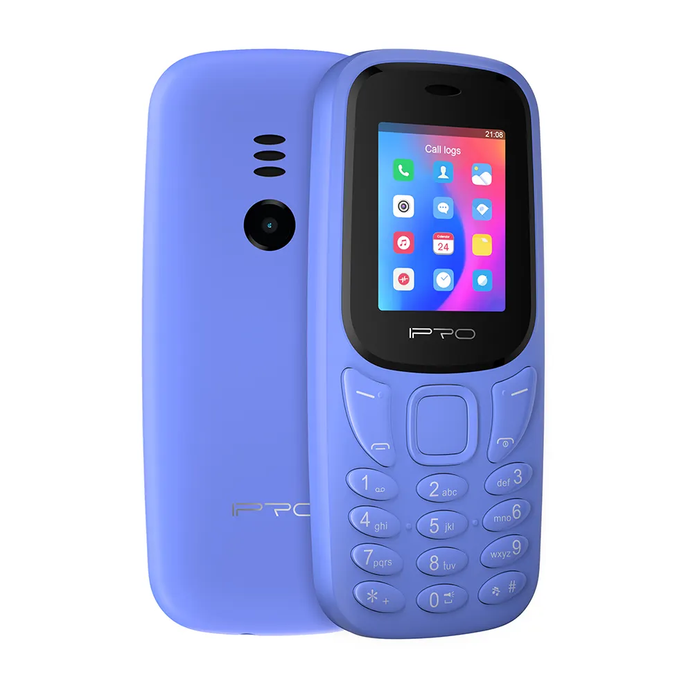 Grossiste IPRO K1 1.77 pouces 128*160Pixels SCT107 RAM 48MB ROM 128MB 0.08MP Caméra Double SIM 3G Petite Taille Caractéristique Téléphone