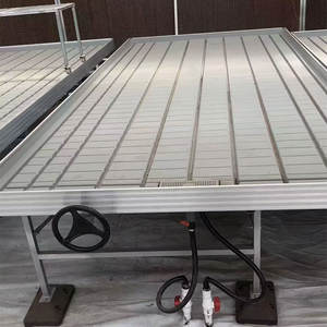 Banc roulant pour culture hydroponique avec table <span class=keywords><strong>de</strong></span> marée, lit <span class=keywords><strong>de</strong></span> semis mobile à double couche pour serre hydroponique - Product Image 3