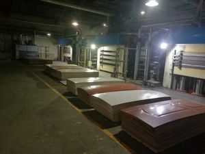 חנות במפעל מלמין דלת מלמין/mdf hdf מוזהב דלת/למינציה דלת עור פנים גבוהה התאמה אישית, גודל להתאמה אישית ב יהיה - Product Image 4