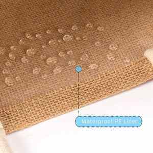 Sac fourre-tout de plage en toile de jute imperméable, grand format, couleur unie, personnalisé, vente en gros d'usine - Product Image 3