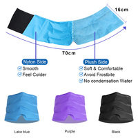 Compresse de gel chaud/froid Bingyuan pour le soulagement des migraines et des maux de tête, effet rafraîchissant longue durée, 70x16cm, Validité 3 ans, Classe Médicale I