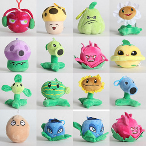 Todos los estilos Plants Vs Zombies juguetes de peluche muñeca <span class=keywords><strong>Pvz</strong></span> girasol Chompers melón Peashooter plantas juguetes de peluche suaves niños garra máquina - Product Image 3