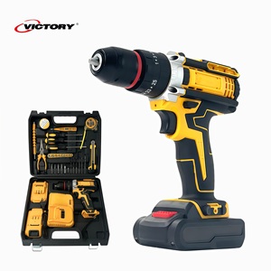 <span class=keywords><strong>Set</strong></span> obeng listrik tanpa kabel, Kit peralatan Multi alat bor dampak dengan Rig daya listrik - Product Image 4