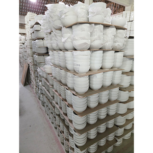 أطباق وأوعية بورسلين بيضاء بالجملة من المصنع، أدوات مائدة للمطاعم، بيع بالطن - Product Image 6