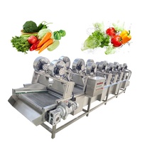 Déshydrateur alimentaire industriel, machine de séchage à air froid avec ventilateur, nettoyage à bulles d'air ozone, machine de lavage et de séchage des fruits