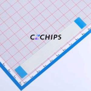 FFC-1.0-13-100-A-4-8 FFC Cable (Flexible Flat Cable) P=1mm Connector 13P 1mm 0.3mm Non-Inverting - Product Image 2