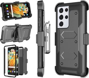 Funda protectora a prueba de golpes para <span class=keywords><strong>Samsung</strong></span> <span class=keywords><strong>Galaxy</strong></span> <span class=keywords><strong>S21</strong></span> <span class=keywords><strong>Ultra</strong></span>, funda protectora con enganche para teléfono móvil - Product Image 1