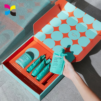 Boîte rigide personnalisée avec insert en papier, papier recyclable écologique, impression offset CMYK, laminage mat, boîte d'emballage cadeau de luxe