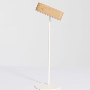 Wooden <b>Wall</b> Magnetic Night <b>Light</b> Rectangle Led <b>Battery</b> Powered Minimalist Design Bedroom Fill <b>Light</b> - Product Image 4