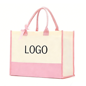 Bolsas de Compras Personalizadas con Logotipo, Bolsas de Tela de Algodón de Gran Capacidad para Mujer - Product Image 2