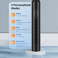 Perangkat Perawatan Mulut Combo Sikat Gigi Elektrik Sonic & Irigator Oral Portabel Water Flosser Pembersih Gigi Isi Ulang untuk Dewasa