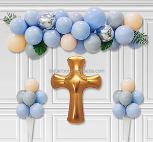 <span class=keywords><strong>Globos</strong></span> de Papel de Aluminio BONA, Juego de <span class=keywords><strong>Globos</strong></span> de Papel de Aluminio en Forma de Cruz, Dorados, Artículos para Fiestas, Decoración para Primera <span class=keywords><strong>Comunión</strong></span> - Product Image 2