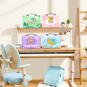 Suministros de oficina y útiles escolares Venta al por mayor Tamaño A4 PP Colores surtidos Carpeta de archivos de documentos Sobres Estuche de transporte con asa - Product Image 6