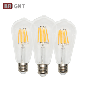 Vật liệu thủy tinh trang trí bóng Đèn <span class=keywords><strong>LED</strong></span> bóng đèn dây tóc đèn sợi đốt ST64 <span class=keywords><strong>LED</strong></span> Đèn - Product Image 1