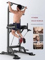 Barra Horizontal Ergonómica Acolchada para Gimnasio, Estación de Dominadas, Equipo de Calistenia, Entrenador Funcional para Fortalecimiento del Core