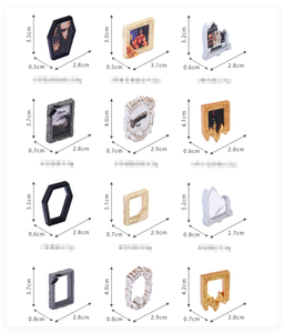Casa <span class=keywords><strong>de</strong></span> Muñecas en Miniatura DIY, Marco <span class=keywords><strong>de</strong></span> Fotos <span class=keywords><strong>de</strong></span> Resina en Negro, Plateado, Blanco y Dorado, Decoración <span class=keywords><strong>de</strong></span> Halloween con Escena <span class=keywords><strong>de</strong></span> Casa Embrujada <span class=keywords><strong>de</strong></span> <span class=keywords><strong>Terror</strong></span> - Product Image 2