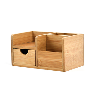 WDF accessoires de classeur de qualité à suspension élevée organisateur de <span class=keywords><strong>bureau</strong></span> plateaux de classeur organisateur de <span class=keywords><strong>bureau</strong></span> en bambou <span class=keywords><strong>avec</strong></span> tiroirs - Product Image 2