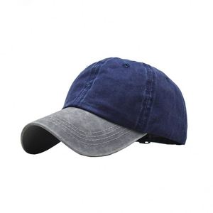 Casquettes de baseball en jean personnalisées avec logo, effet vieilli, brodées, style cowboy, 6 panneaux - Product Image 4