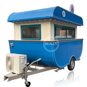 2024 Popular China Street Hot Dog Ice Cream Snacks Mobile Food Truck Fast Food Trailer From Supplier For Hot Selling