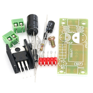 L7805 โมดูลควบคุมแรงดันไฟฟ้าเชิงเส้น 5V DC เฟสเดียวพร้อมระบบป้องกันไฟฟ้าลัดวงจรชุด DIY - Product Image 3