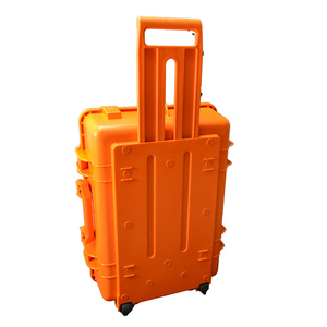 Çin Özel Üretimli PP Malzemeli İki Tekerlekli IP67 Dereceli Siyah Renkli Koruyucu Alet Çantası Model HT9065T - Product Image 5