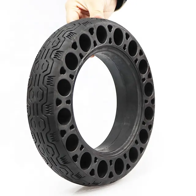 10 inch rubber solid tire electric scooter honeycomb shock-absorbing tire for Max G30 electric scooter