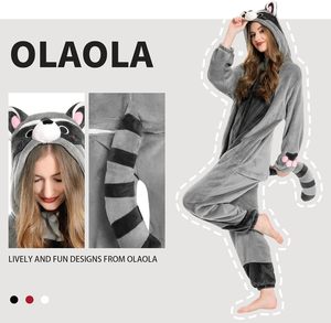 Pijama de Franela Unisex para Adultos, Disfraz de Animal de Peluche, Ropa de Dormir de una Pieza, Disfraz para Fiesta de Cosplay - Product Image 4