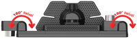 Caméra de tableau de bord à trois voies 2.5/4K 9 "Portable Carplay Android Auto Stereo 1080p Caméra de recul GPS Navi Mirror Link Voice Car Black Box