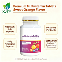 Comprimés multivitaminés naturels XJTY pour adultes, pour soutenir le système immunitaire et lutter contre la fatigue, complément alimentaire naturel pour la santé, pour femmes et hommes