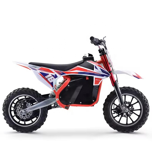 New E Motorcycle Dirtbike 500w -800w 36v Kids Mini Electric Dirt Bike