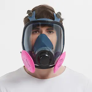 PPE בתוספת 2023 חדש עיצוב לשימוש חוזר באיכות גבוהה סיליקון אנטי אבק רעיל מלא פנים מסכת הנשמה