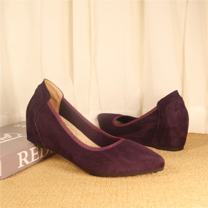 Scarpe da Donna con Tacco Nascosto per Primavera e Autunno, Nere con Piattaforma e Suola Morbida, Ideali per Assistenti di Volo e Personale Alberghiero - Product Image 6