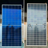 Panneau solaire à double vitrage 650W 660W 665W 670W anti-poussière, panneaux solaires monocristallins