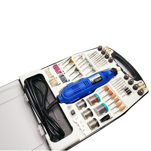 Mini-meuleuse rotative 226 pièces, 5 vitesses, perceuse à main, outils de bricolage pour la gravure de bijoux, le détartrage des métaux, le perçage et la découpe, 220V - Product Image 1