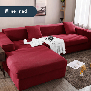 Bán Buôn Đồng Bằng Nhuộm Polyester Hiện Đại Góc Ghế Đàn Hồi Bảo Vệ Màu Rắn <span class=keywords><strong>Sofa</strong></span> Bao Gồm Cho Phòng Khách - Product Image 5