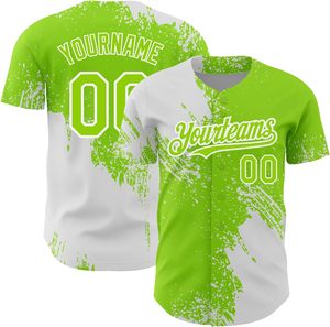 Maillot de baseball personnalisé athlétique pour hommes femmes jeunes chemises de baseball boutonnées personnalisées Logo cousu avec nom et numéro - Product Image 1