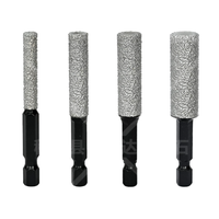 Foret diamanté à tige hexagonale CSD de 18 mm, longueur 66 mm, pour percer les carreaux de céramique et la pierre, modèle 074
