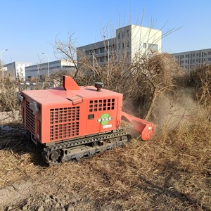 Tondeuse à gazon té<span class=keywords><strong>l</strong></span>écommandée diesel JINKE, sur chenilles, tout-terrain, pour pentes et bords <span class=keywords><strong>de</strong></span> rivière, machine <span class=keywords><strong>de</strong></span> débroussaillage RC, certifiée CE, garantie 1 an - Product Image 5